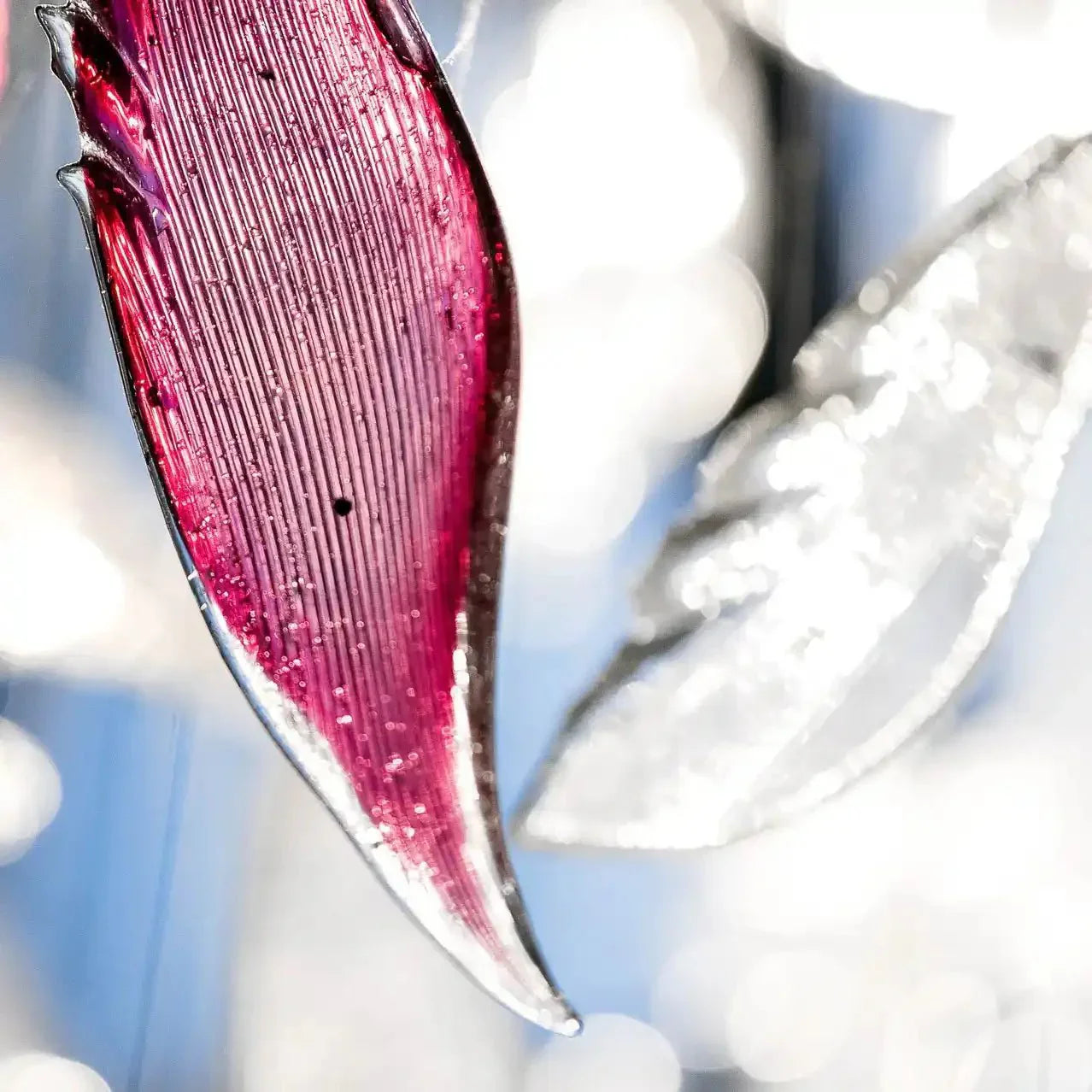 Flying Glass Feather Chandelier - Joyfuzzy