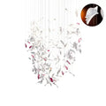 Flying Glass Feather Chandelier - Joyfuzzy