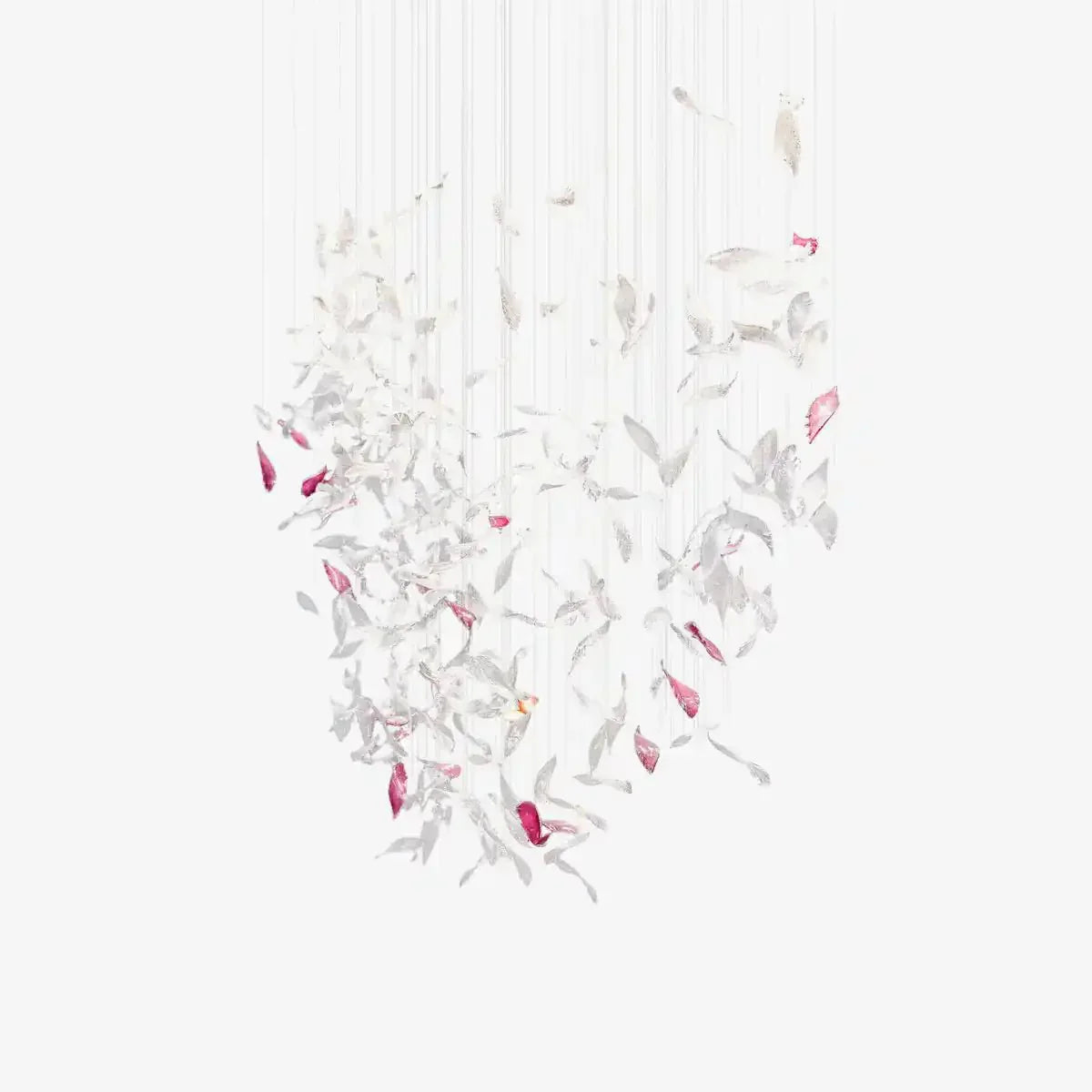Flying Glass Feather Chandelier - Joyfuzzy