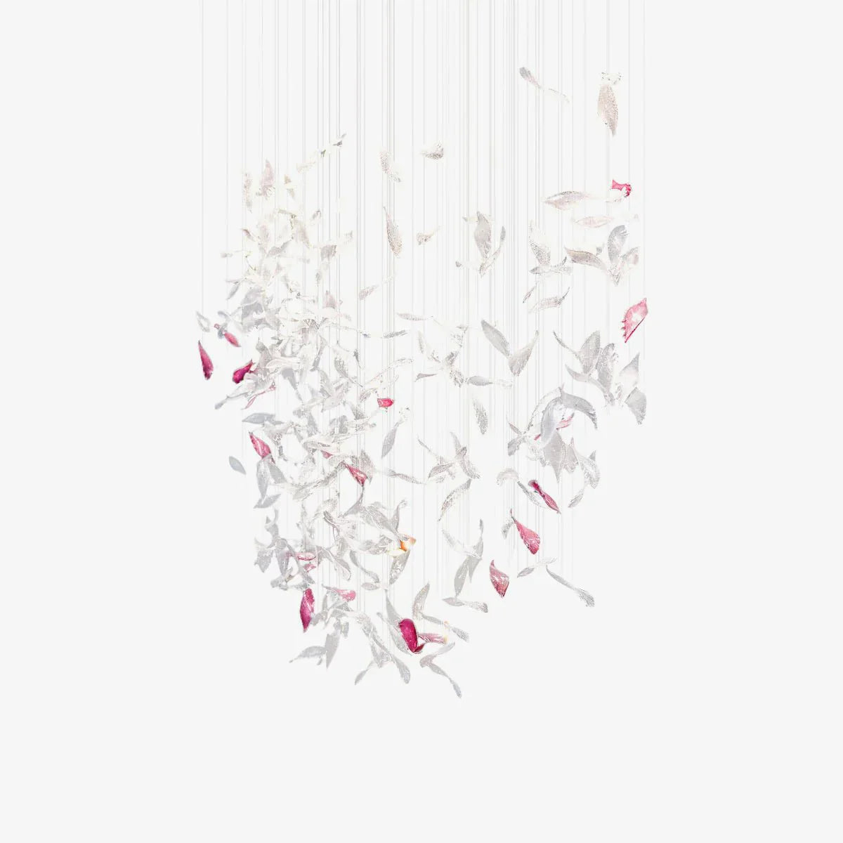 Flying Glass Feather Chandelier - Joyfuzzy