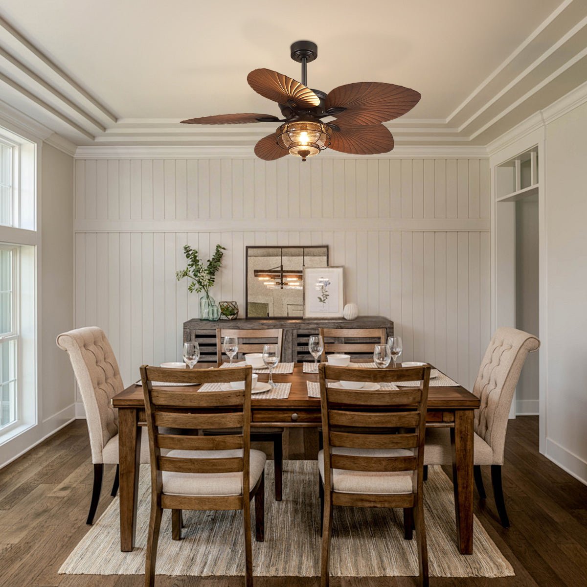 FolioWind Ceiling Fans with Lights - Joyfuzzy