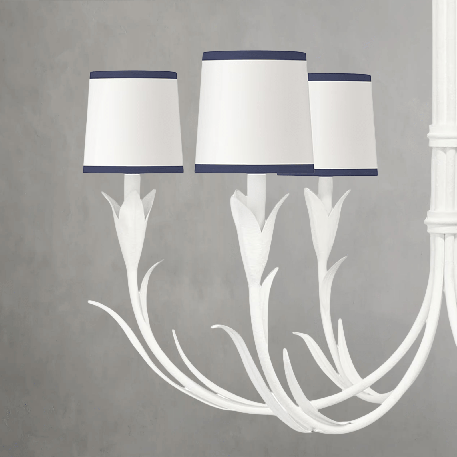 Fontara Dark Blue Reed Chandelier - Joyfuzzy