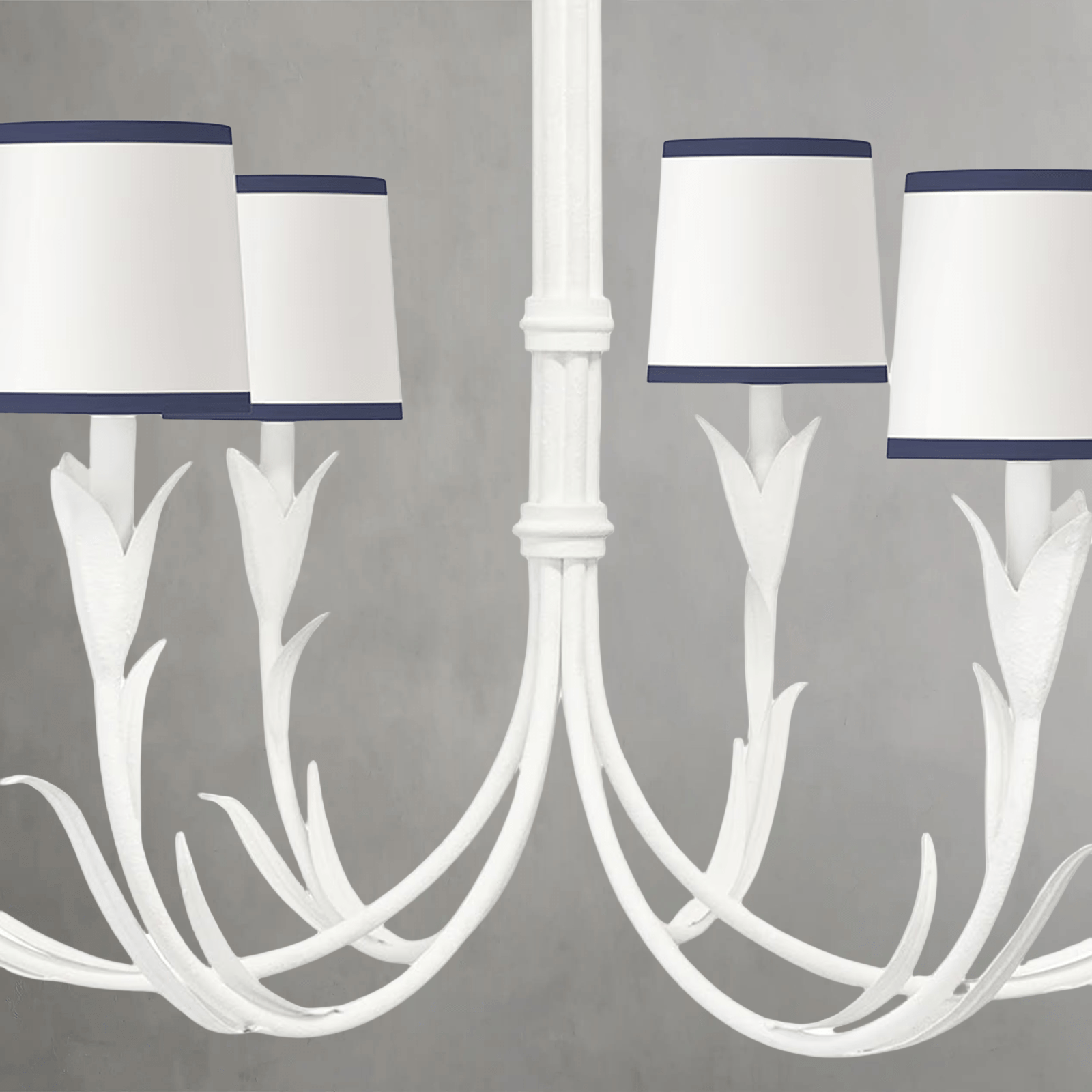 Fontara Dark Blue Reed Chandelier - Joyfuzzy