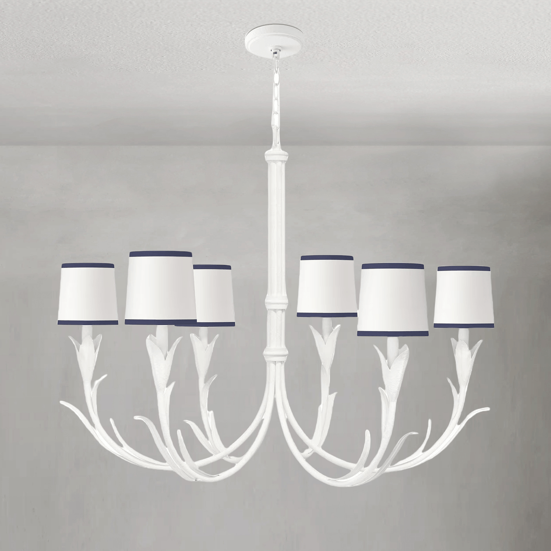 Fontara Dark Blue Reed Chandelier - Joyfuzzy