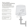 Fontara Reed Chandelier Small - Joyfuzzy