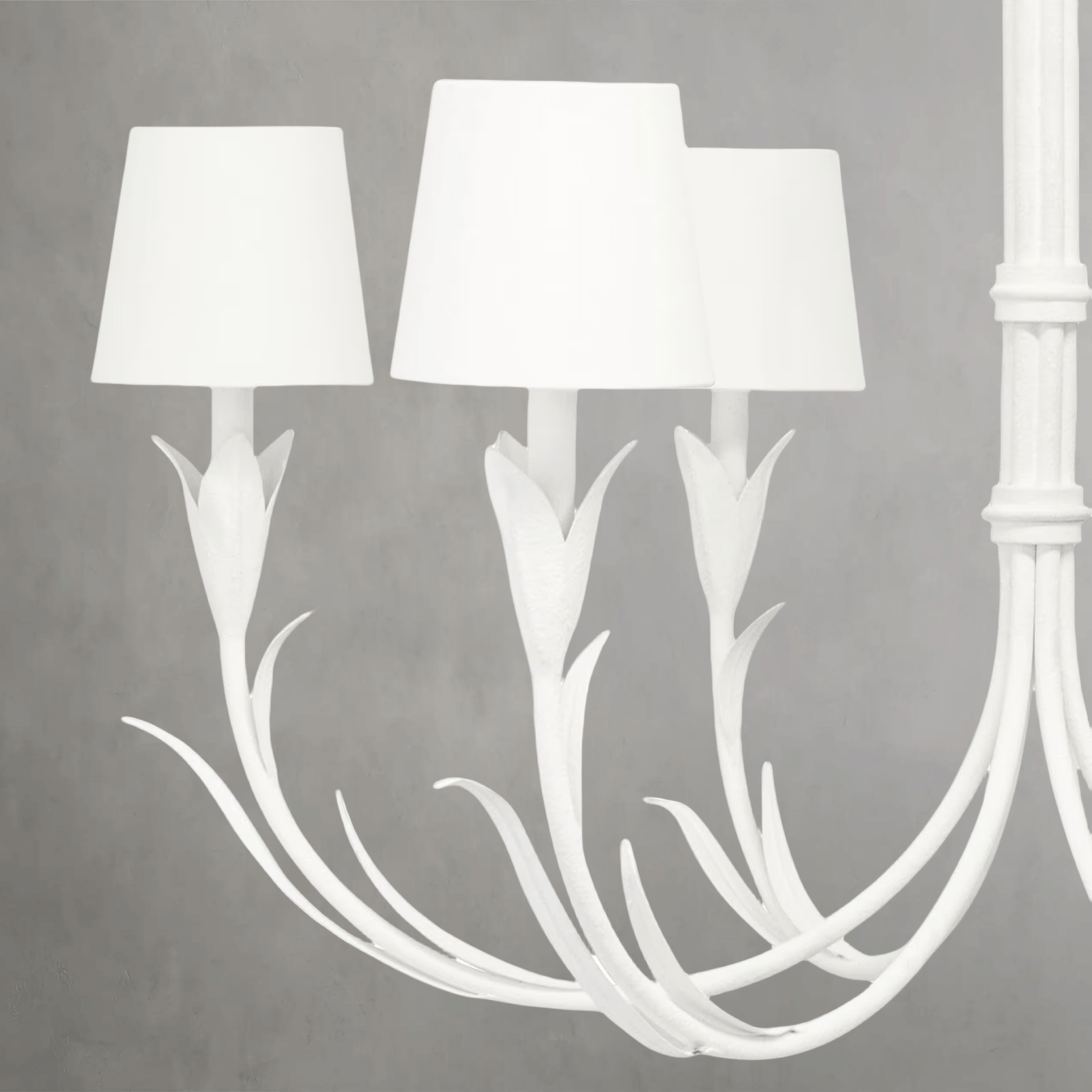 Fontara White Reed Chandelier - Joyfuzzy