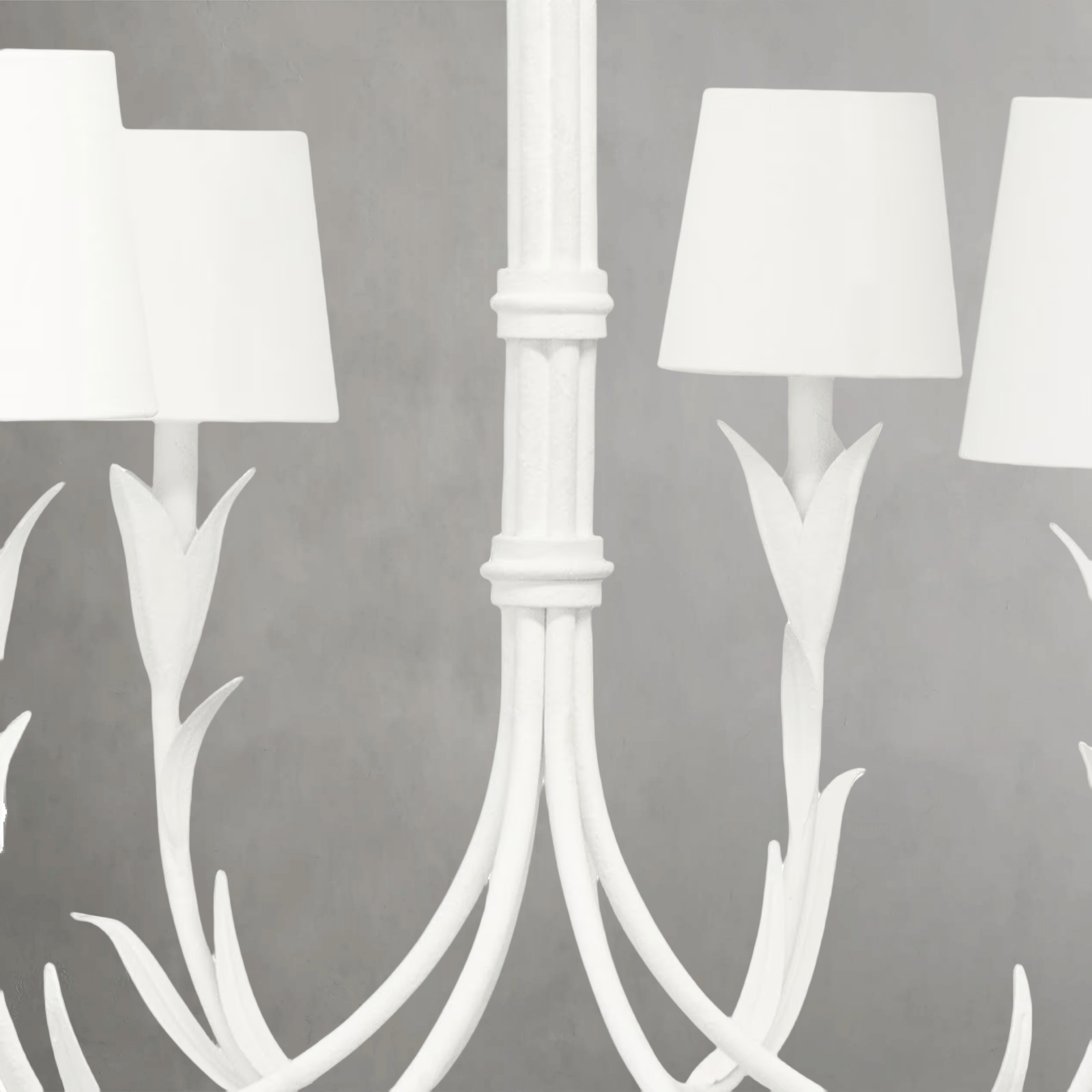 Fontara White Reed Chandelier - Joyfuzzy