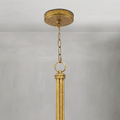 Fontara White Reed Chandelier(Antique Gold Leaf ) - Joyfuzzy