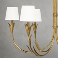 Fontara White Reed Chandelier(Antique Gold Leaf ) - Joyfuzzy