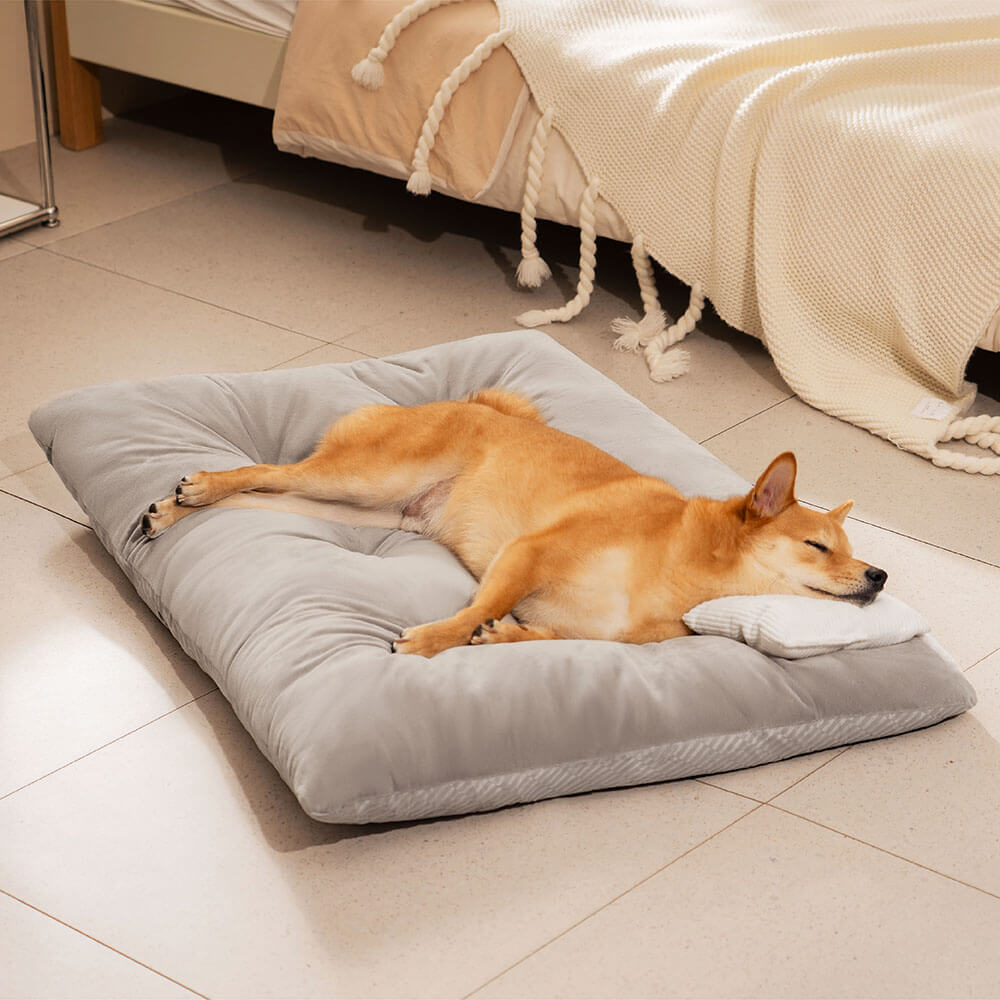 Dual-Sided Cozy Plush Washable Calming Dog Mat