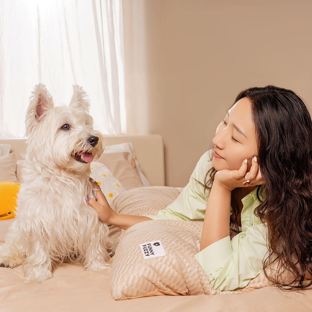 Dual-Sided Cozy Plush Calming Washable Dog Mats
