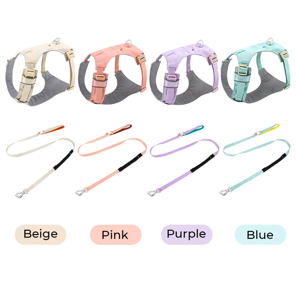 Lightweight Waterproof Breathable Anti-Pull Dog Harness or Multifunctional Leash