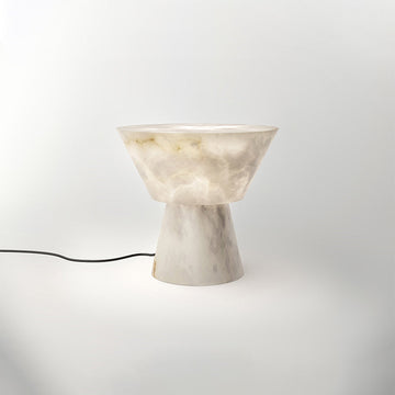 Gama L Alabaster Living Room Table Lamp