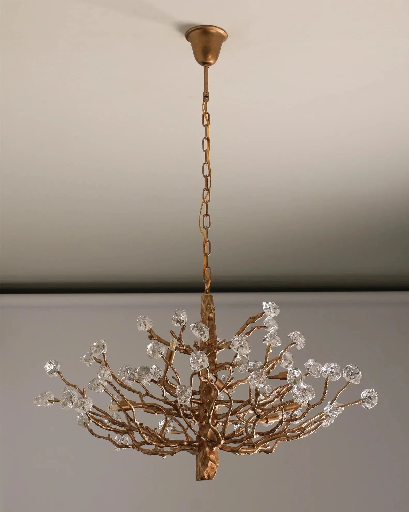 Gemstone Branch Chandelier with Artistic Design for Bedroom or Living Room - 8 Lights/D23.6"*H21.65"Warm LightJoyfuzzy