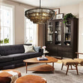 Ghiacio Glass Round Chandelier 24