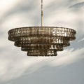 Ghiacio Glass Round Chandelier 24