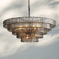 Ghiacio Glass Round Chandelier 24