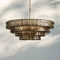 Ghiacio Glass Round Chandelier 24