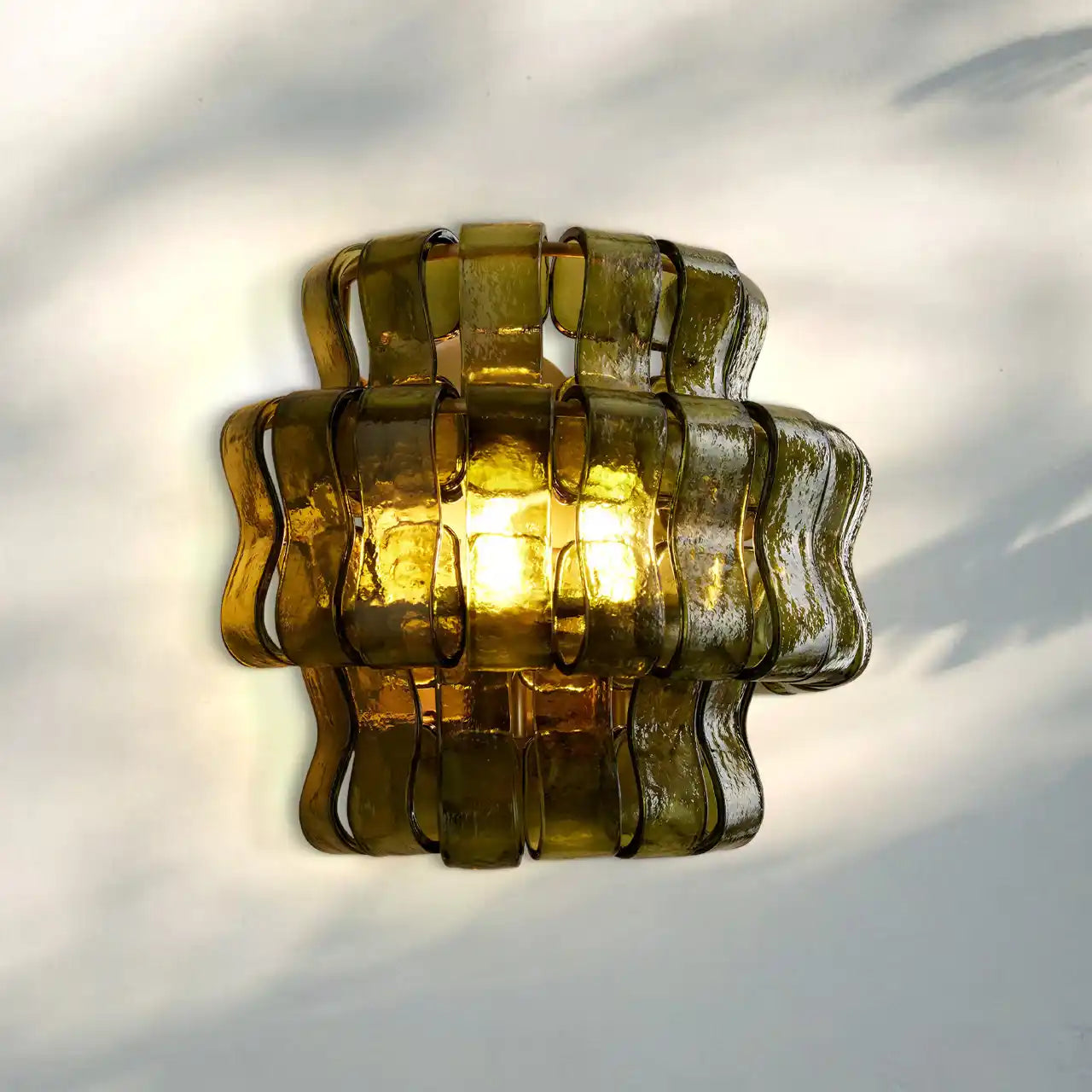 Ghiaccio Glass Wall Sconce