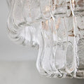 Ghiaccio Modern Glass Flushmount - Matte BlackSmokeJoyfuzzy