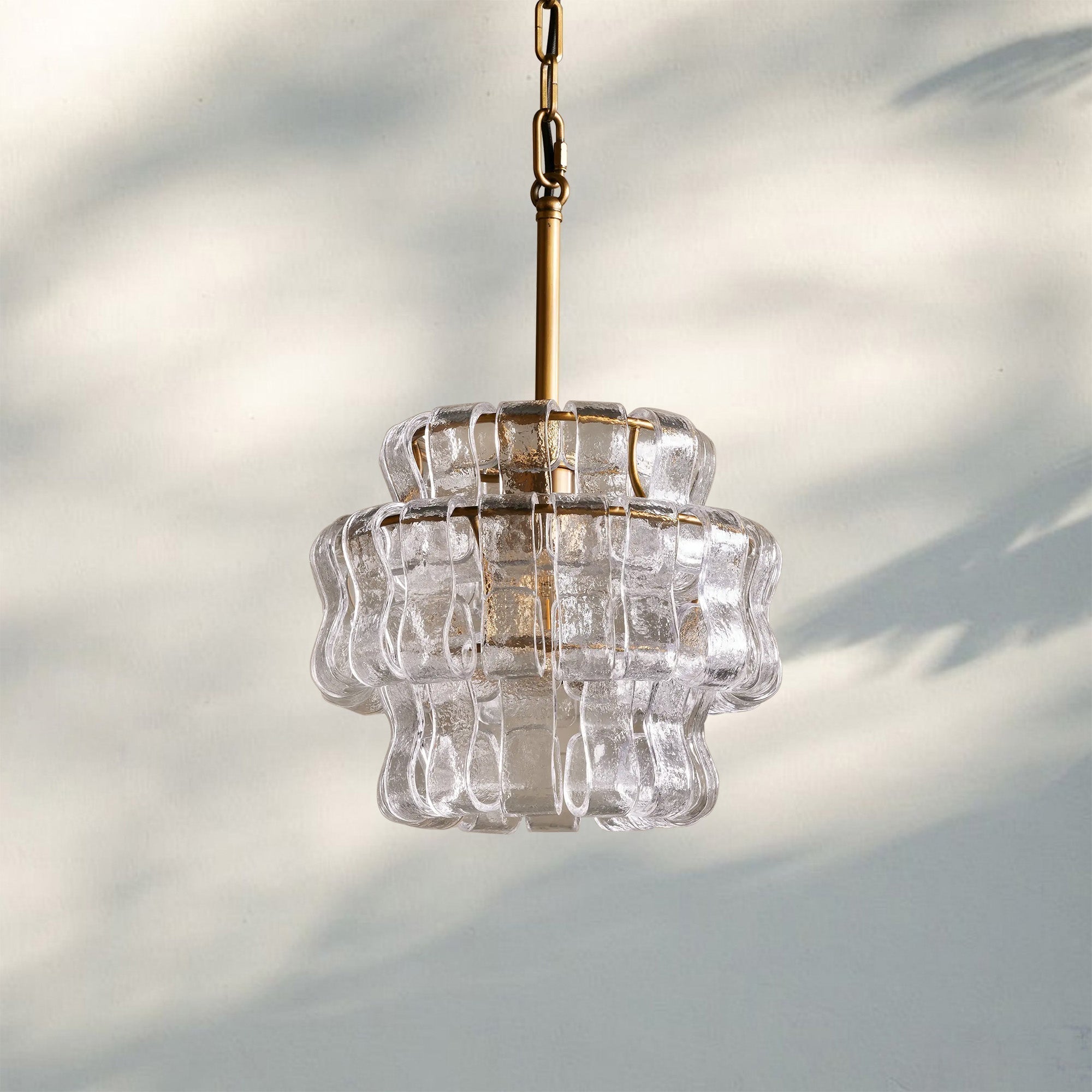 Ghiaccio Pendant Light - BrassSmokeJoyfuzzy