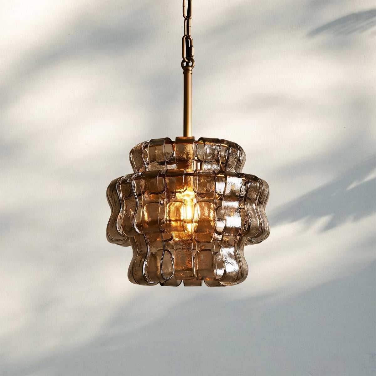 Ghiaccio Pendant Light - BrassSmokeJoyfuzzy