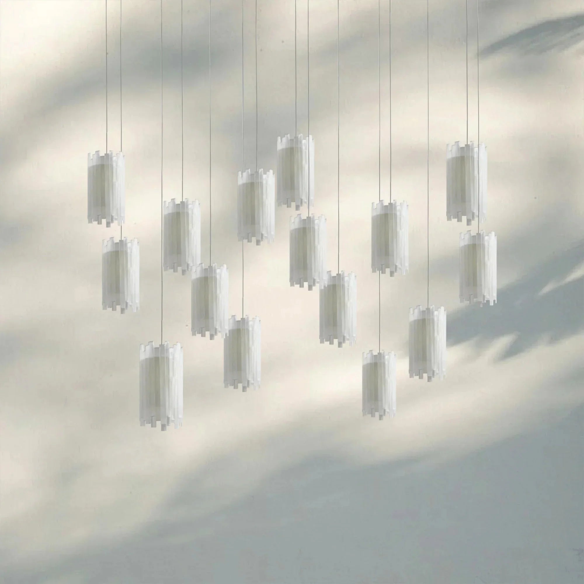 Giana Rectangular Chandelier 15/30 - Light - 30 - LightJoyfuzzy