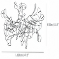 Gingko Luxury Chandelier Style B-