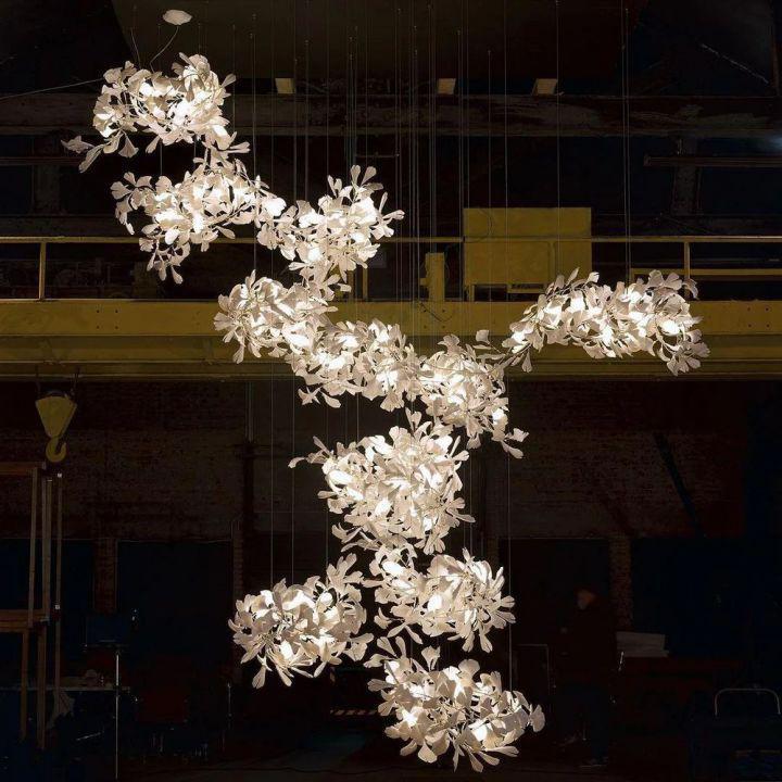 Ginkgo Combination Chandelier - L 137.8''(350cm) x H 118.1''(300cm)Joyfuzzy