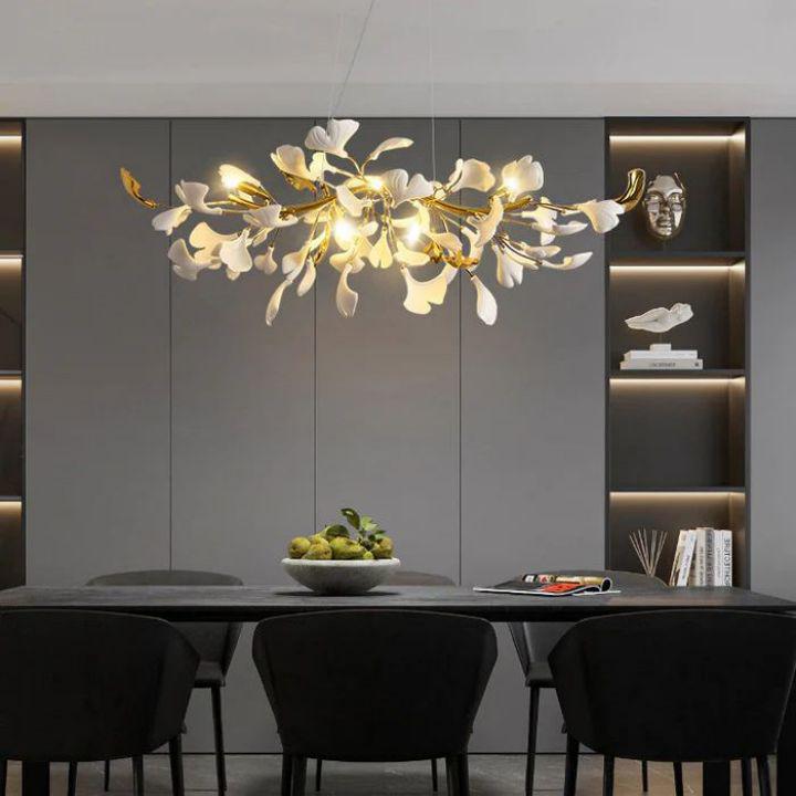 Ginkgo Luxury Chandelier Style C - L 31.5″(80cm) x W 17.7″(45cm) x H 13.8″(35cm) (G9*6)Joyfuzzy