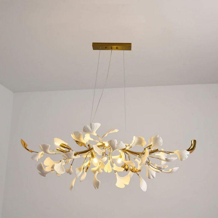 Ginkgo Luxury Chandelier Style C - L 31.5″(80cm) x W 17.7″(45cm) x H 13.8″(35cm) (G9*6)Joyfuzzy