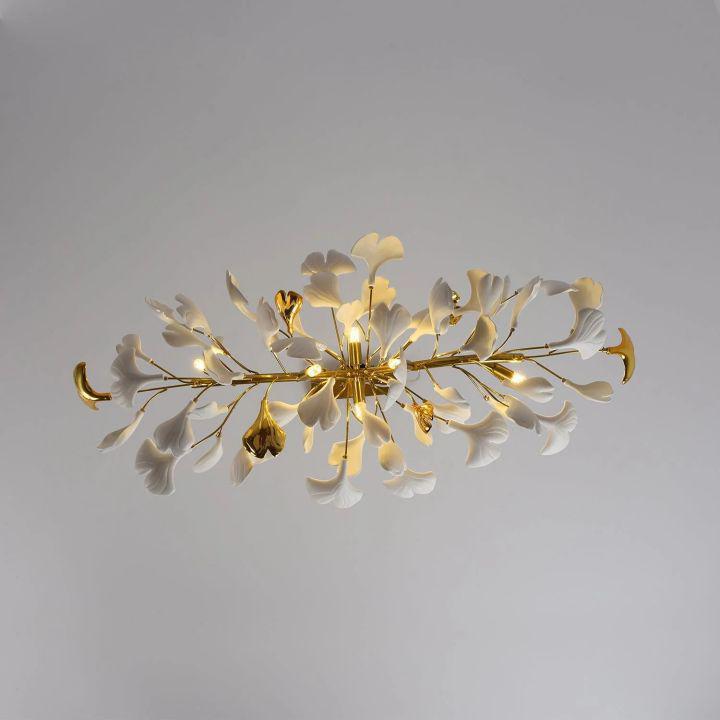 Ginkgo Luxury Chandelier Style C - L 47.2″(120cm) x W 17.7″(45cm) x H 15.7″(40cm) (G9*10)Joyfuzzy