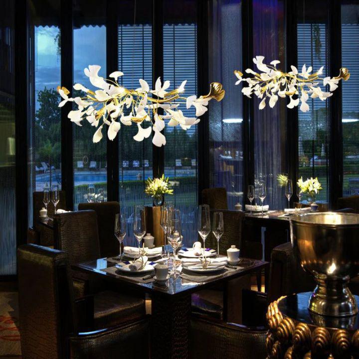 Ginkgo Luxury Chandelier Style C - L 31.5″(80cm) x W 17.7″(45cm) x H 13.8″(35cm) (G9*6)Joyfuzzy