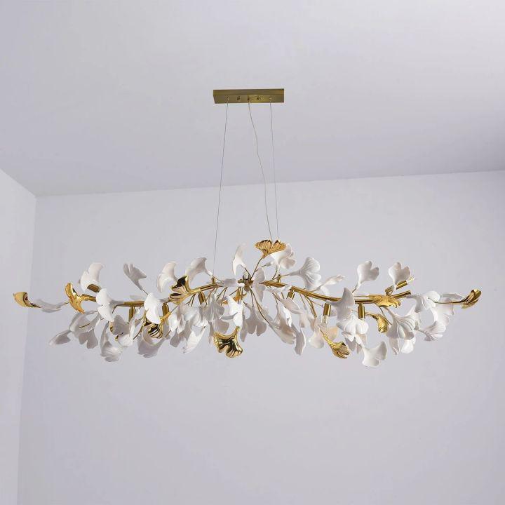 Ginkgo Luxury Chandelier Style C - L 59″(150cm) x W 17.7″(45cm) x H 17.7″(45cm) (G9*12)Joyfuzzy