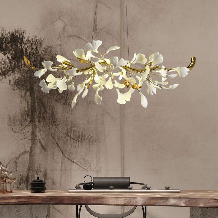 Ginkgo Luxury Chandelier Style C - L 31.5″(80cm) x W 17.7″(45cm) x H 13.8″(35cm) (G9*6)Joyfuzzy