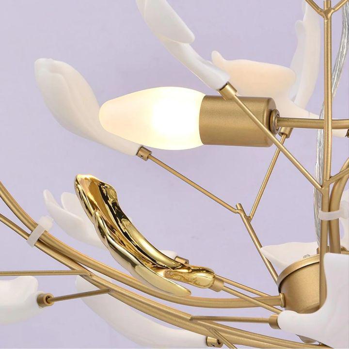 Ginkgo Luxury Chandelier Style D - 8 Lights: L 39.4''(100cm) x H 17.7''(45cm)Joyfuzzy
