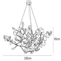 Ginkgo Luxury Chandelier Style D - 8 Lights: L 39.4''(100cm) x H 17.7''(45cm)Joyfuzzy