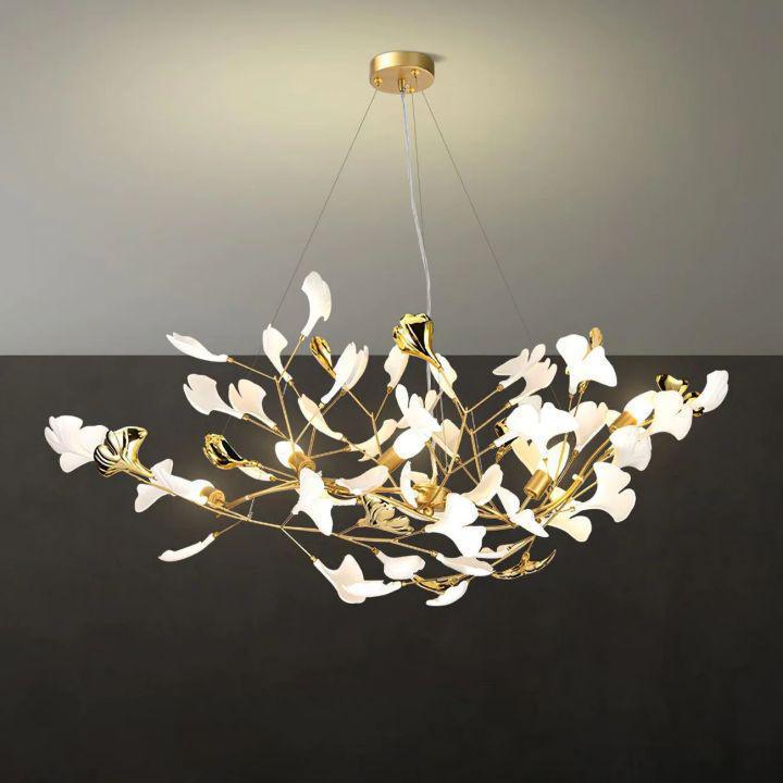 Ginkgo Luxury Chandelier Style D - 8 Lights: L 39.4''(100cm) x H 17.7''(45cm)Joyfuzzy
