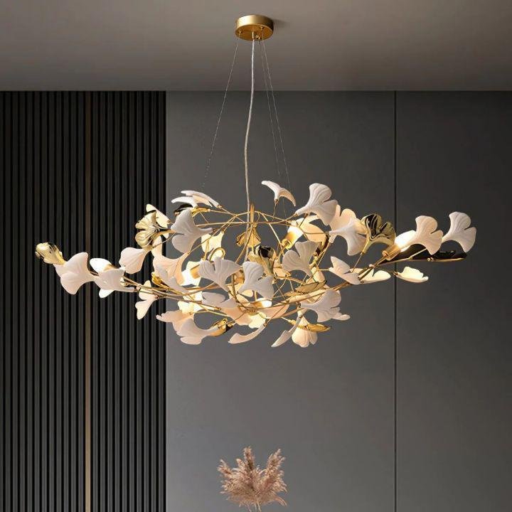 Ginkgo Luxury Chandelier Style D - 8 Lights: L 39.4''(100cm) x H 17.7''(45cm)Joyfuzzy