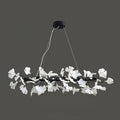 Ginkgo Luxury Chandelier Style E - 4 Lights: L 39.4''(100cm) x W 11.8''(30cm)Black+WhiteJoyfuzzy