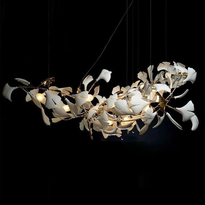 Ginkgo Luxury Chandelier Style G - 6 Lights: L 39.4''(100cm) x H 15.7''(40cm)59''(150cm)Joyfuzzy