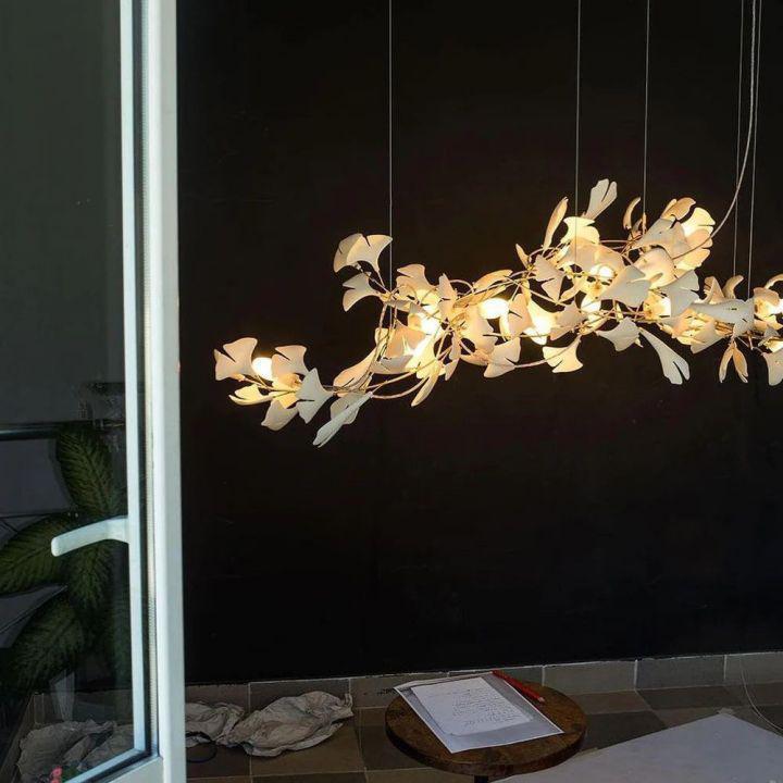 Ginkgo Luxury Chandelier Style G - 6 Lights: L 39.4''(100cm) x H 15.7''(40cm)59''(150cm)Joyfuzzy