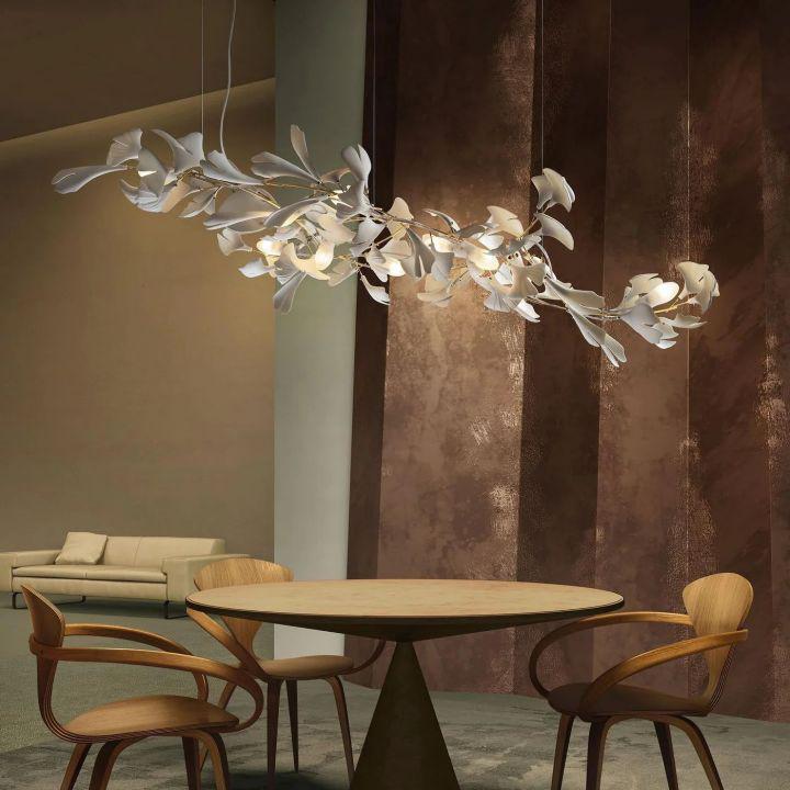 Ginkgo Luxury Chandelier Style I - 6 Lights: L 23.6''(60cm) X H 15.7''(40cm)Joyfuzzy