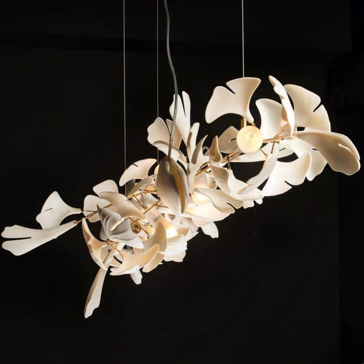 Ginkgo Luxury Chandelier Style I - 6 Lights: L 23.6''(60cm) X H 15.7''(40cm)Joyfuzzy