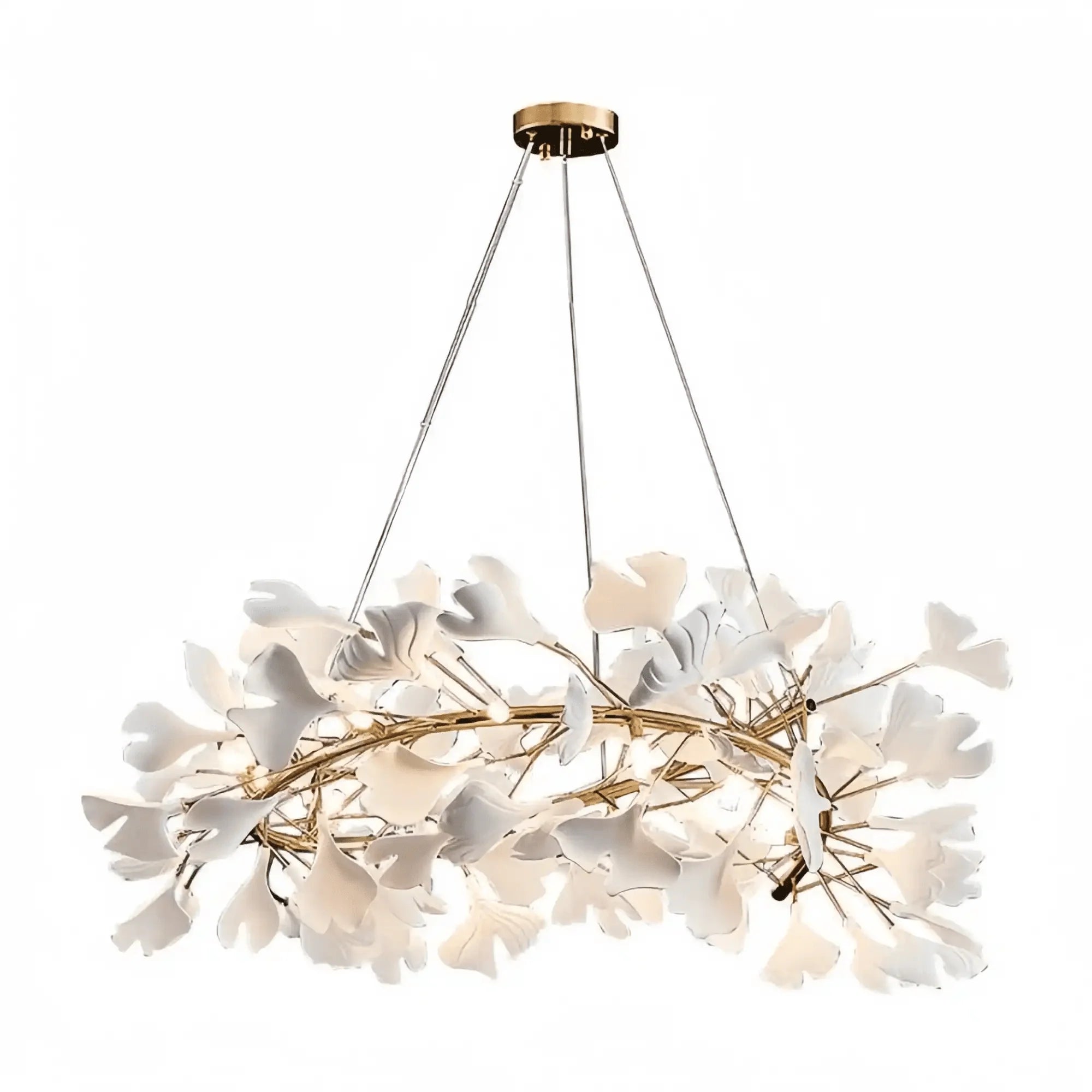 Ginkgo Round Chandelier - 24"Joyfuzzy