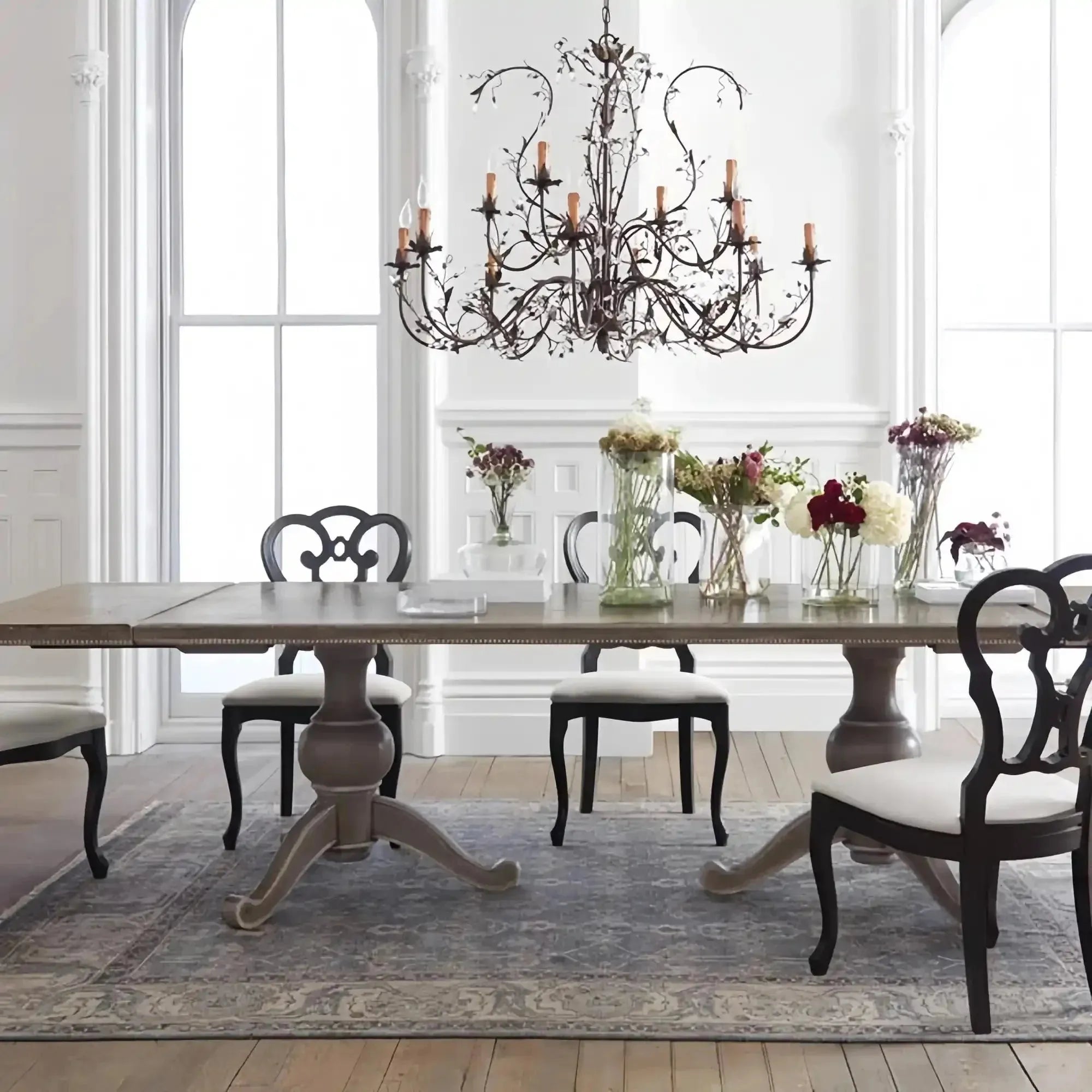 Gothic Claudette 12 - Light Round Chandelier - Joyfuzzy