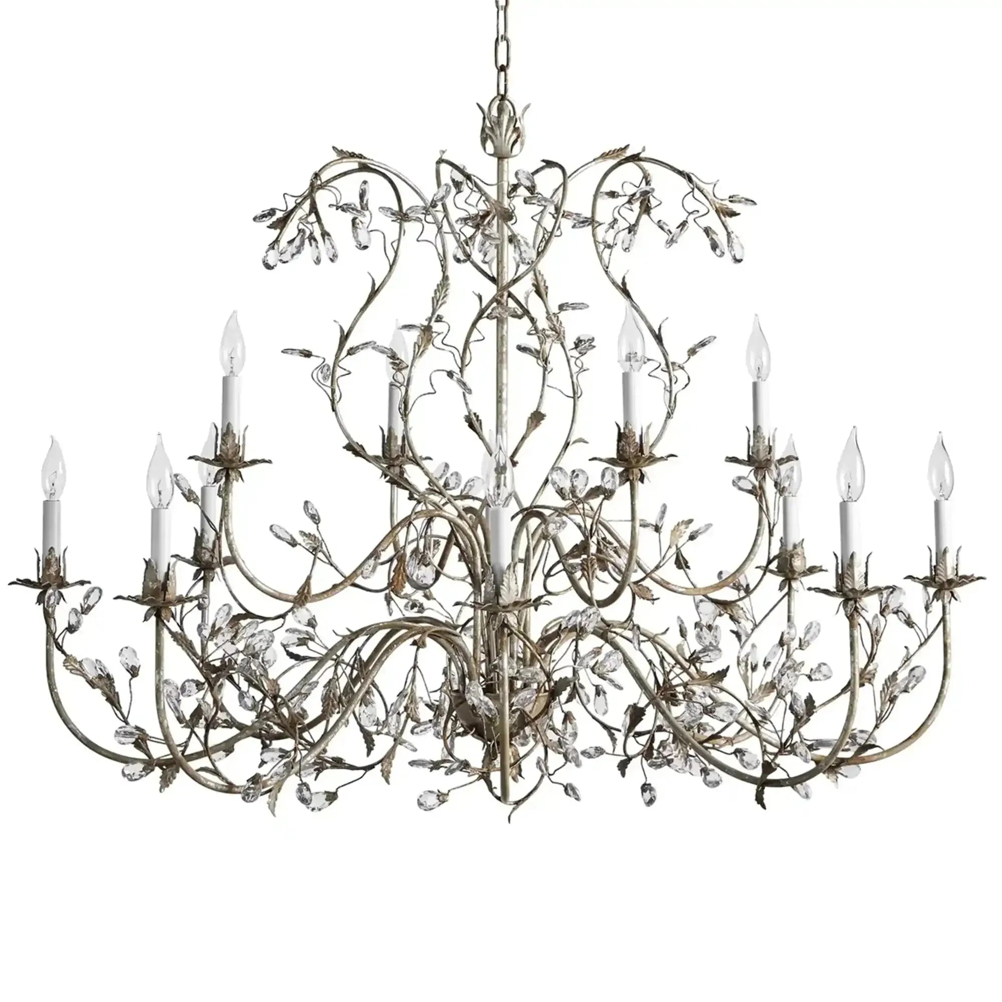 Gothic Claudette 12 - Light Round Chandelier - Joyfuzzy