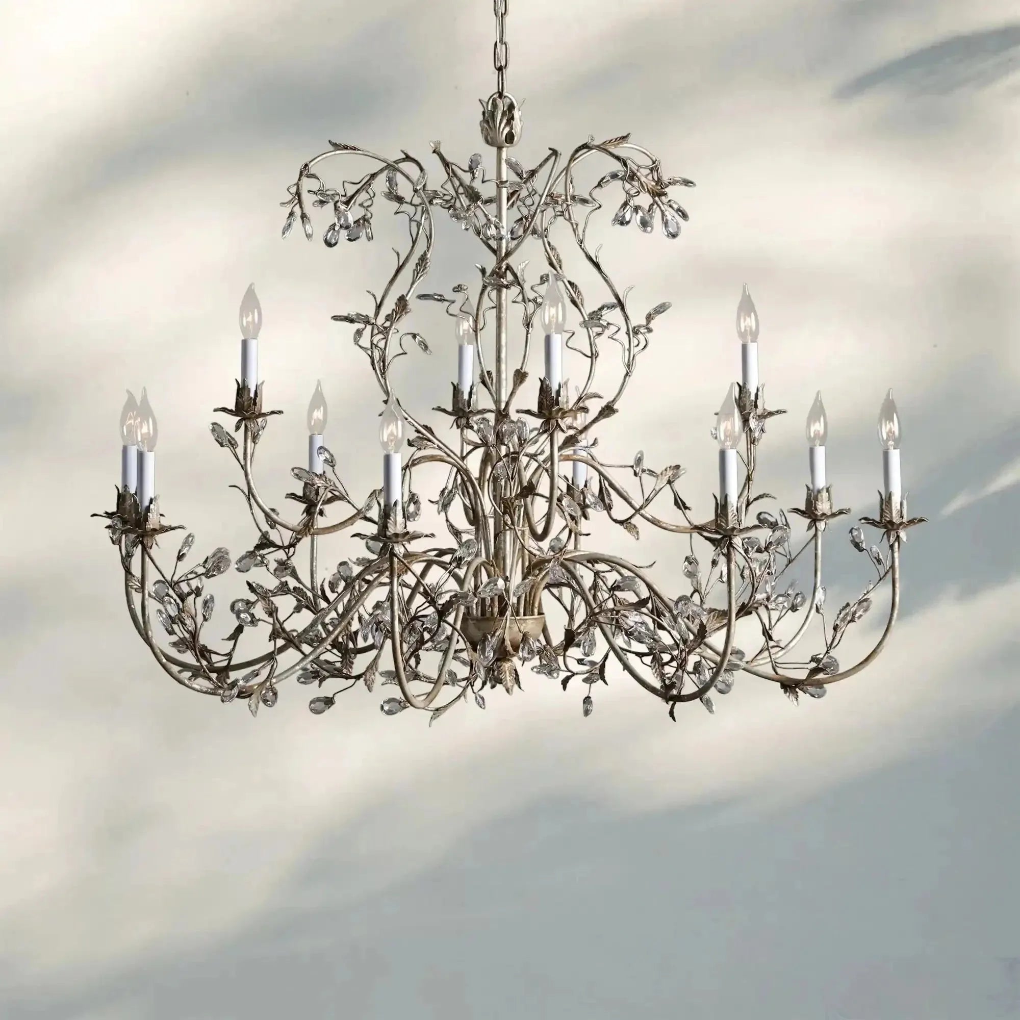 Gothic Claudette 12 - Light Round Chandelier - Joyfuzzy