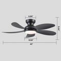 Graceshire contemporary ceiling fan - Joyfuzzy