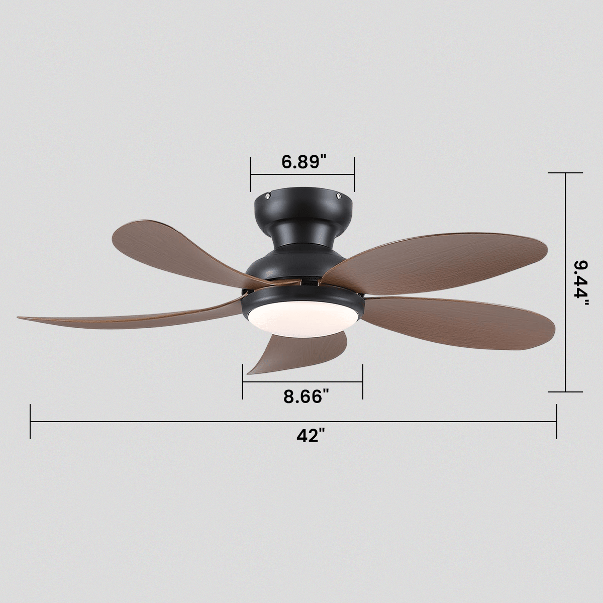 Graceshire contemporary ceiling fan - Joyfuzzy